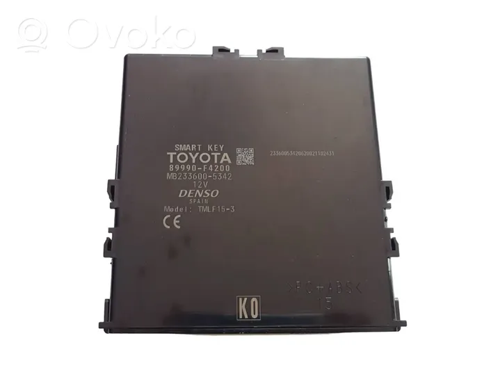 Toyota C-HR Keyless go vadības bloks 89990F4200