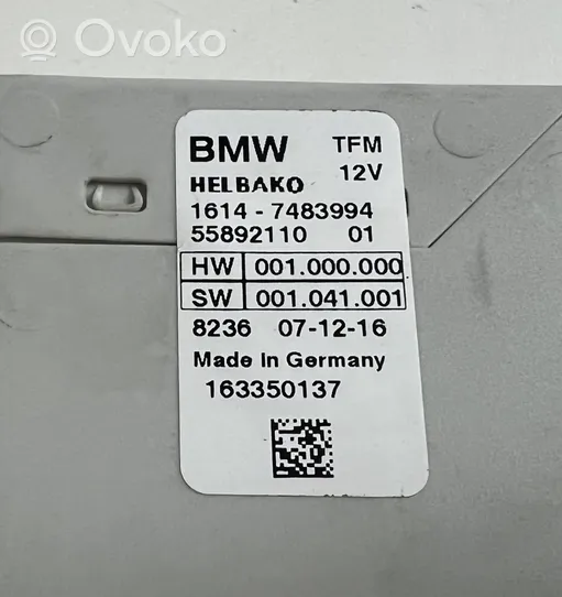 BMW 3 F30 F35 F31 Muut ohjainlaitteet/moduulit 7483994