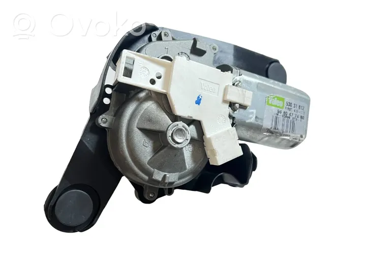 Citroen C4 I Motor del limpiaparabrisas trasero 9680477480