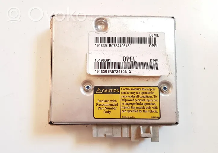 Opel Sintra ABS control unit/module 16198391