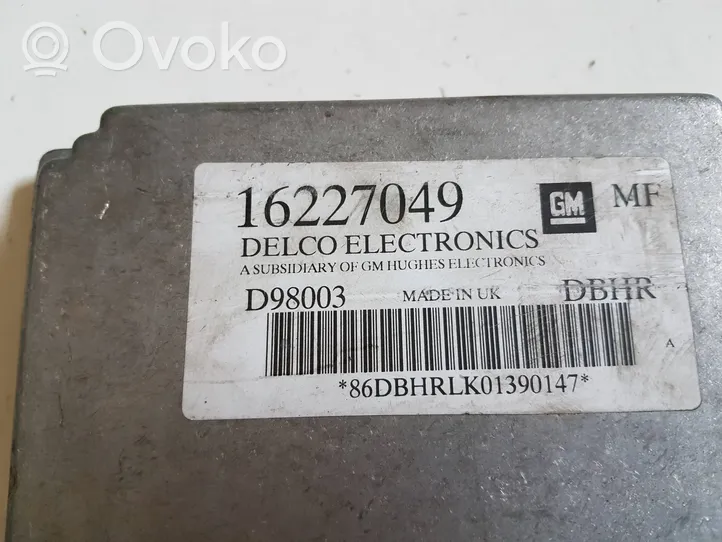 Opel Astra G Sterownik / Moduł ECU 16227049