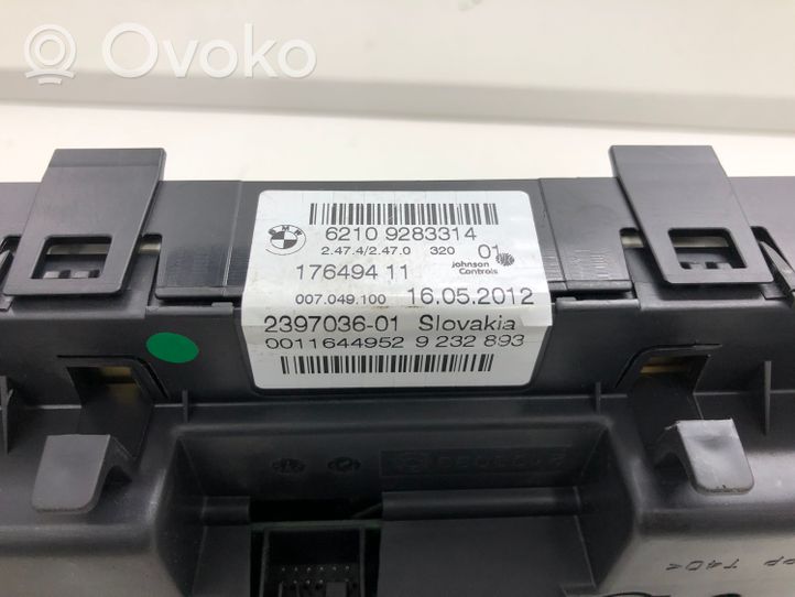 BMW 3 F30 F35 F31 Tachimetro (quadro strumenti) 9232893