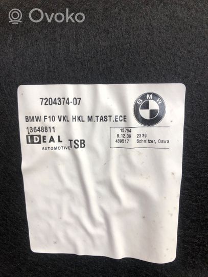 BMW 5 F10 F11 Apdaila bagažinės dangčio (komplektas) 7204374