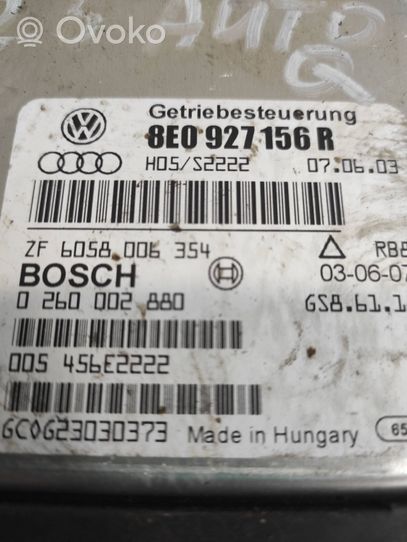 Audi A4 S4 B6 8E 8H Corps de soupape de boîte de vitesses 8E0927156R