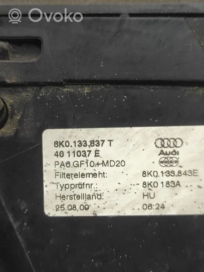 Audi A4 Allroad Boîtier de filtre à air 8K0133837T