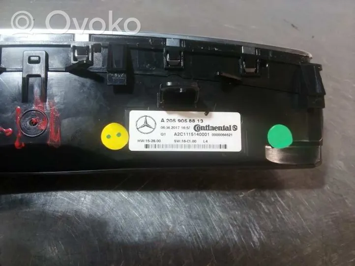 Mercedes-Benz CLK AMG A208 C208 Panel klimatyzacji A2059058813