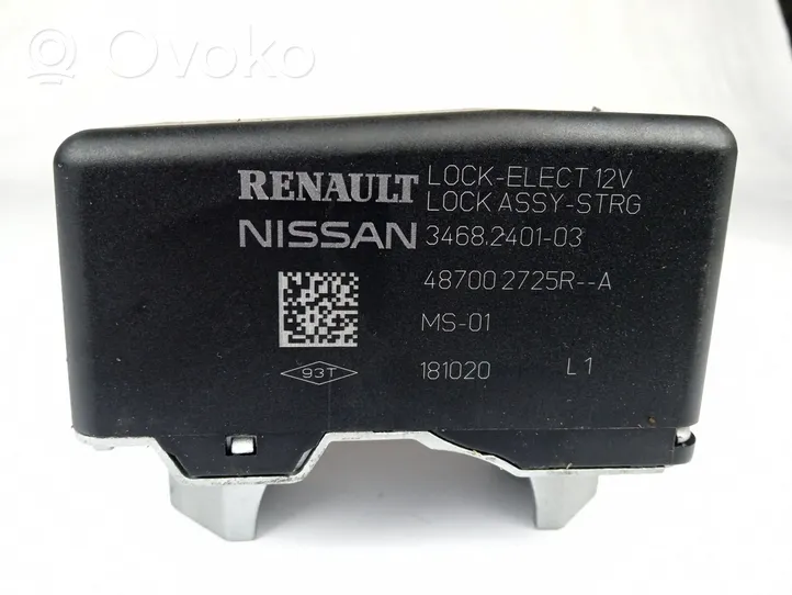 Renault Megane IV Vanteiden varkaudenestomutterit ja avainhylsy 487002725R