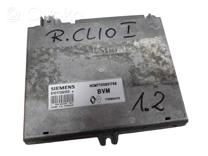 Renault Clio I Unité de commande, module ECU de moteur S101729103P