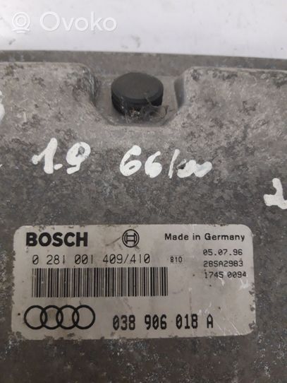 Audi A3 S3 8L Variklio valdymo blokas 038906018A