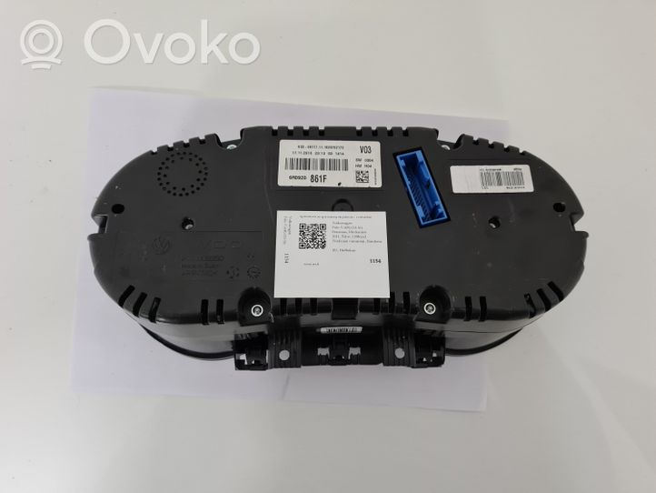 Volkswagen Polo V 6R Tachimetro (quadro strumenti) 6R0920861F