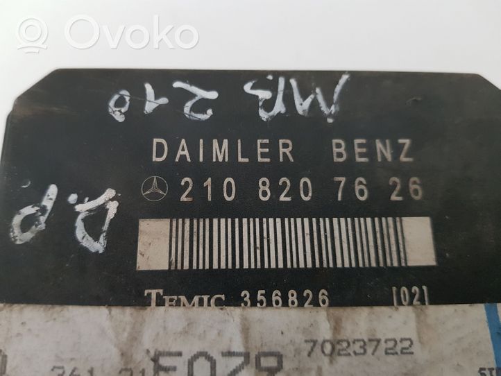 Mercedes-Benz E W210 Sterownik / Moduł drzwi 2108207626