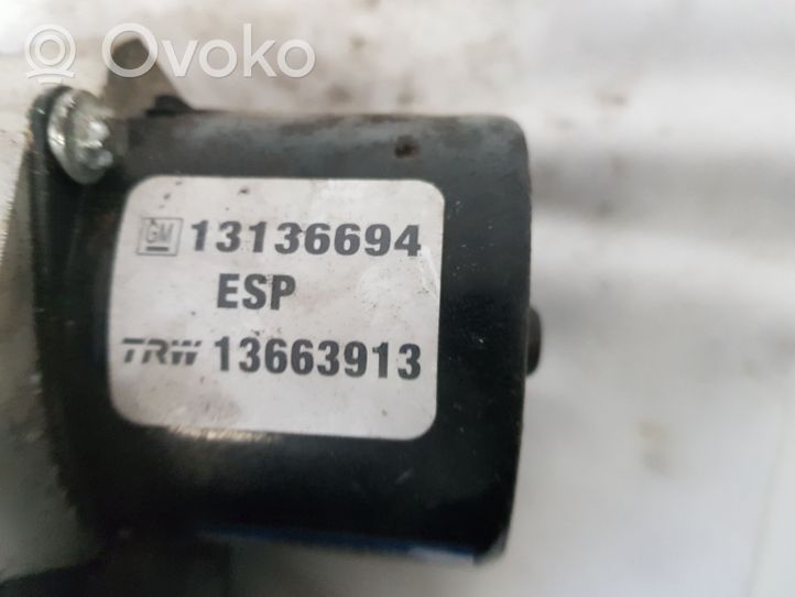 Opel Vectra C ABS control unit/module 13509215AB