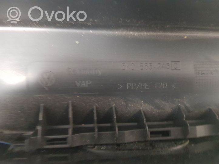 Volkswagen Golf VI Consolle centrale del vano portaoggetti 1K0862531A