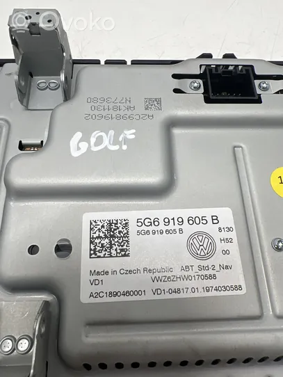 Volkswagen Golf VII Panel / Radioodtwarzacz CD/DVD/GPS 5G6919605B