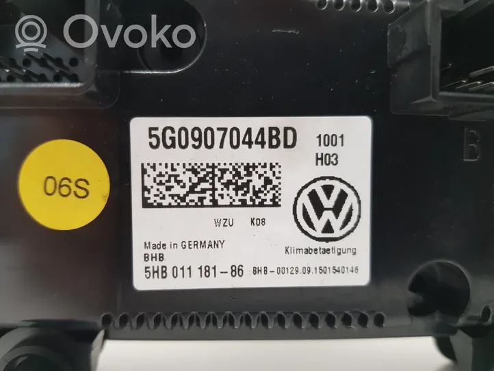 Volkswagen Golf VII Panel klimatyzacji 5G0907044BD