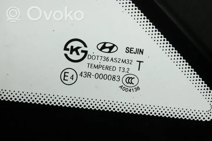 Hyundai i30 Заднее боковое стекло кузова 43R000083