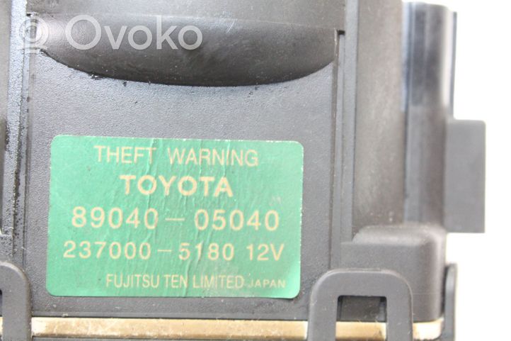 Toyota Verso Alarmes antivol sirène 8904005040