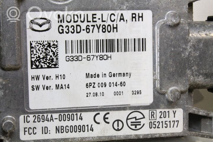 Mazda CX-7 Autres dispositifs G33D67Y80H