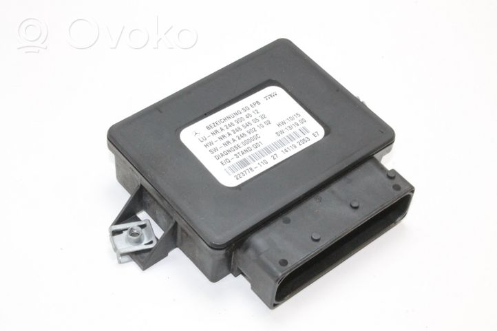 Mercedes-Benz B W246 W242 Takajarrun EMF-ohjainlaite/moduuli A2469004512