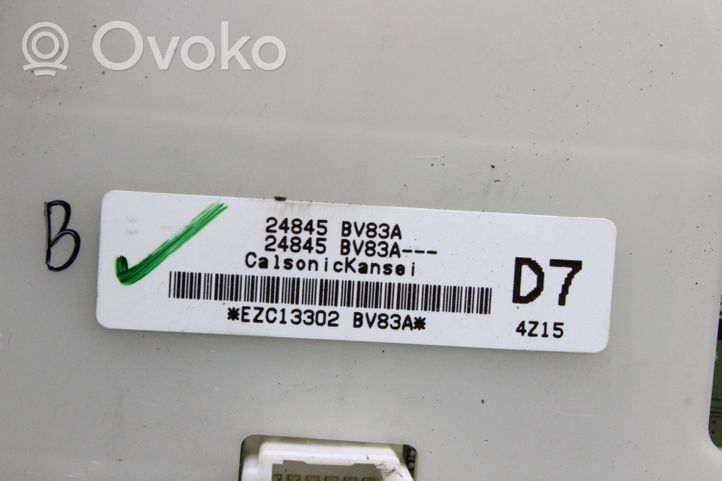 Nissan Juke I F15 Sisätuulettimen ohjauskytkin 24845BV83A