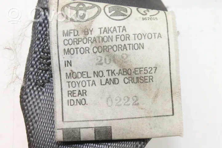 Toyota Land Cruiser (HDJ90) Takaistuimen turvavyö TKAB0EF527