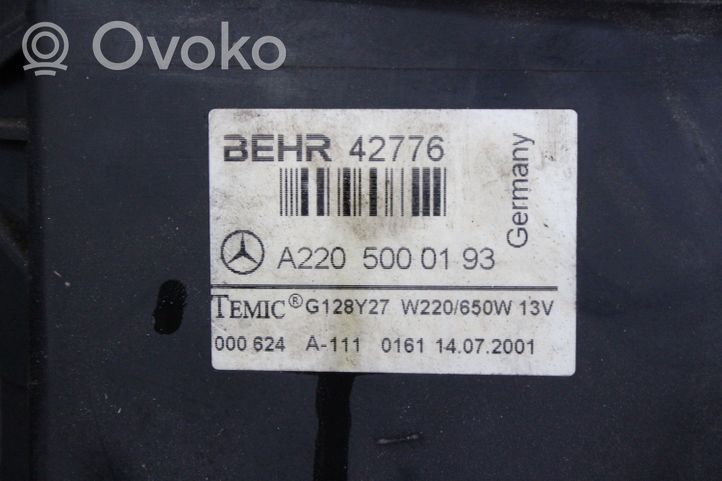 Mercedes-Benz S W220 Jäähdytinsarja A2205000193