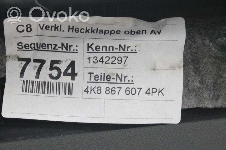 Audi A7 S7 4K8 Šoninė apdaila (galinė) 4K8867606