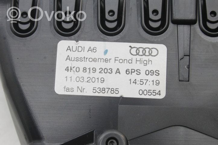 Audi A7 S7 4K8 Muu keskikonsolin (tunnelimalli) elementti 4K0819203A