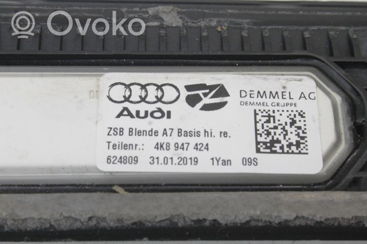 Audi A7 S7 4K8 Garniture de protection de seuil intérieur 4K8947406A