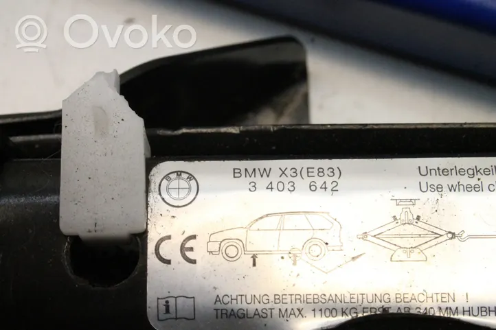 BMW X3 E83 Inne części wnętrza samochodu 3403642