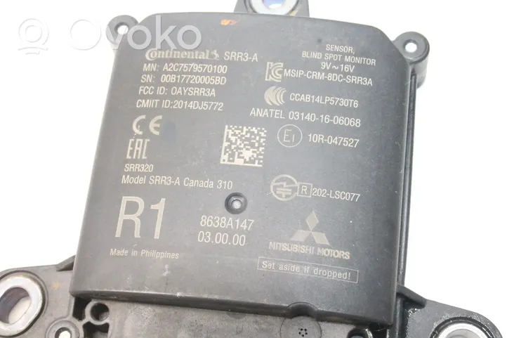 Mitsubishi Outlander Modulo di controllo del punto cieco 8638A147