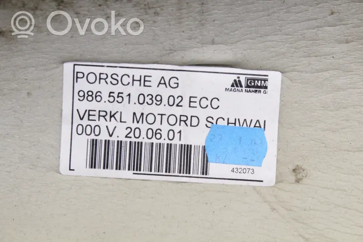 Porsche Boxster 986 Półka tylna bagażnika 98655103902