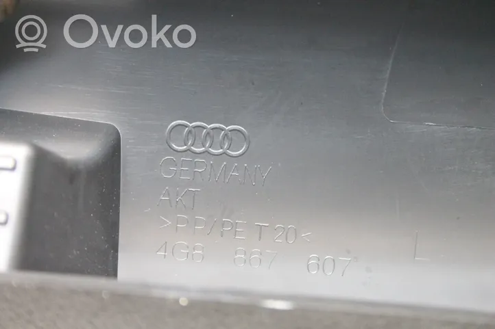 Audi A7 S7 4G Keskikonsolin takasivuverhoilu 4G8867607