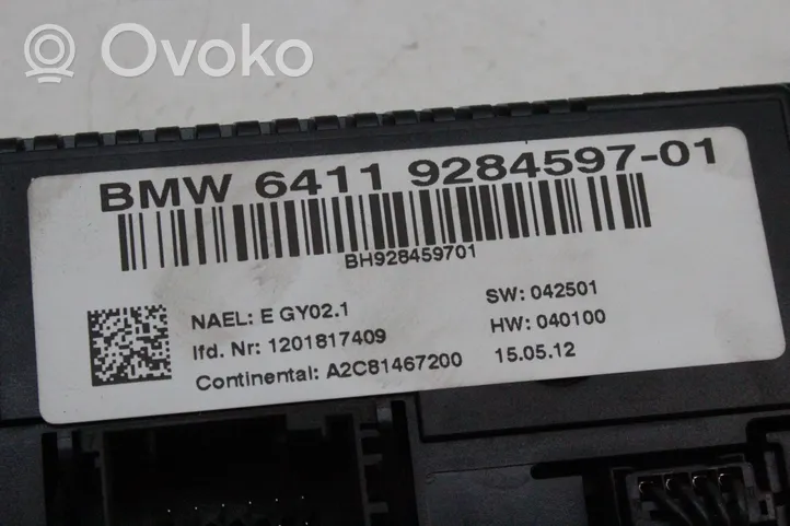 BMW X3 F25 Salono ventiliatoriaus reguliavimo jungtukas 9284597