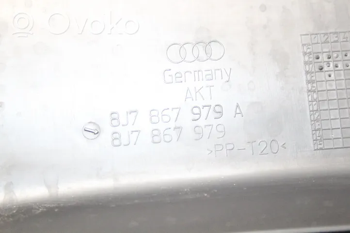 Audi TT TTS Mk2 Osłona tylna tunelu środkowego 8J7867979A