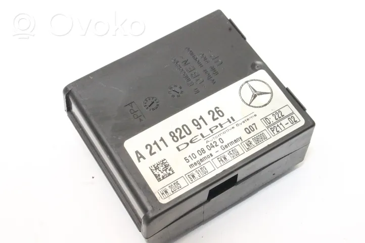 Mercedes-Benz CLC CL203 Signalizacijos valdymo blokas A2118209126