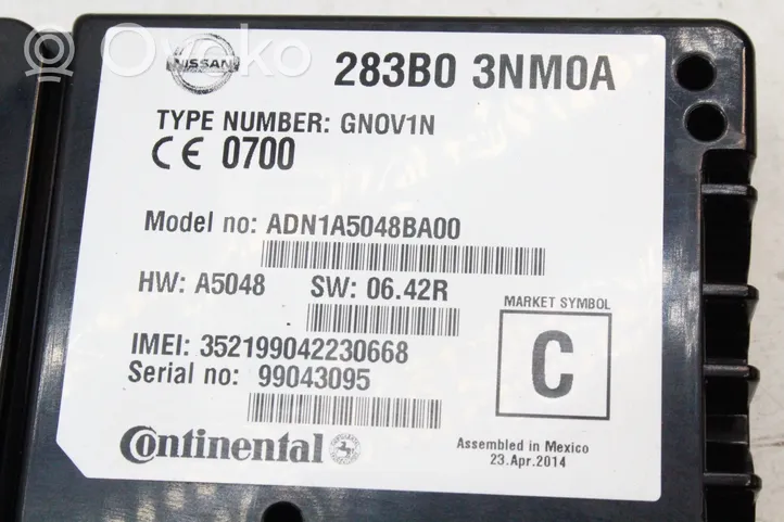 Nissan Leaf I (ZE0) Autres dispositifs 283B03NM0A