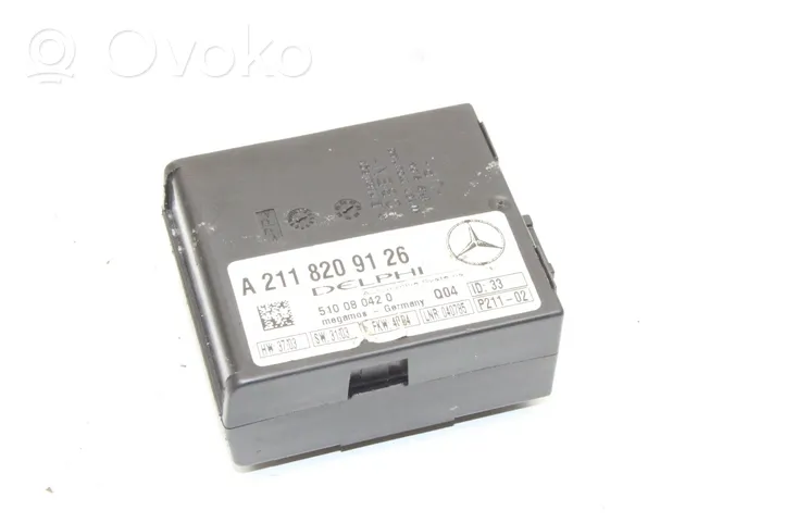 Mercedes-Benz SLK R171 Alarm movement detector/sensor A2118209126