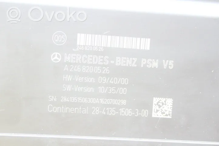 Infiniti Q30 Moduł / Sterownik fotela A2468200526