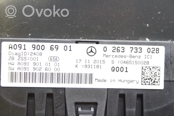 Infiniti Q30 Kit centralina motore ECU e serratura A6519009702