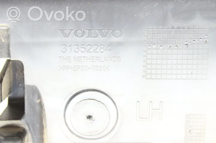 Volvo V60 Mocowanie narożnika zderzaka tylnego 31352284