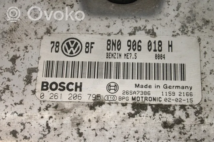 Audi TT Mk1 Komplettsatz Motorsteuergerät Zündschloss 8N0906018H