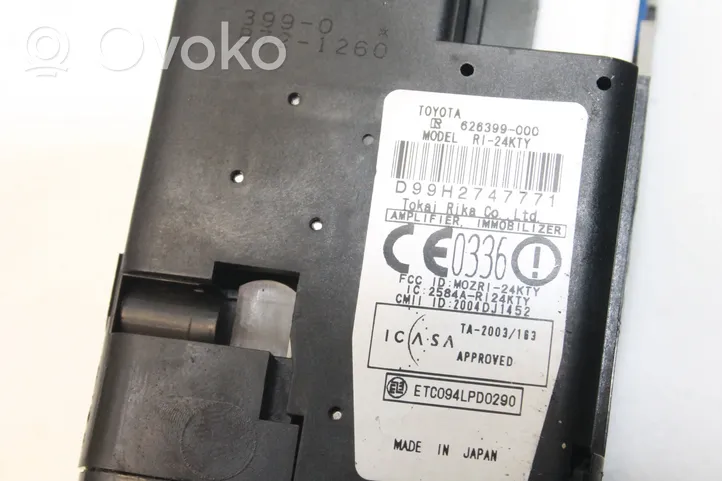 Toyota Corolla Verso E121 Kit calculateur ECU et verrouillage 896610F091