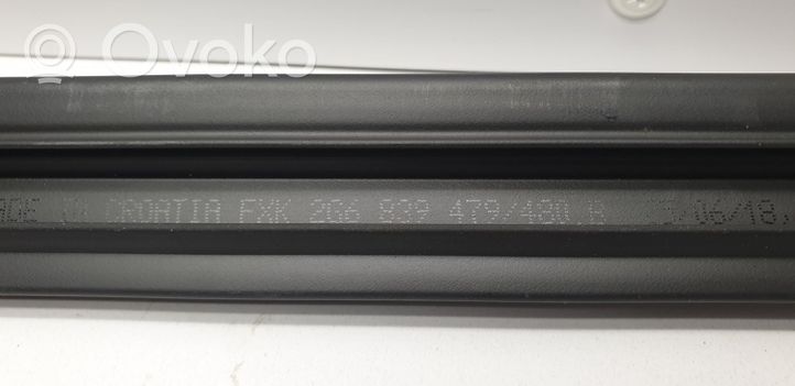 Volkswagen Polo VI AW Rubber seal rear door window/glass 2G6839479