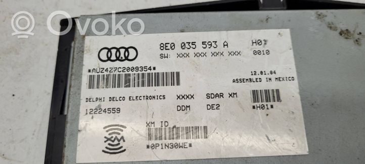 Audi A4 S4 B6 8E 8H Autres unités de commande / modules 8E0035593A