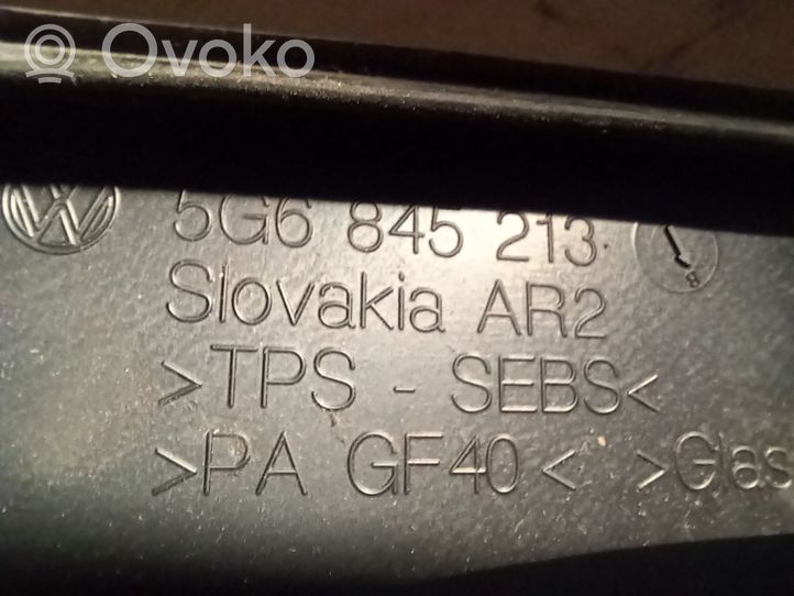 Volkswagen Golf VII Szyba karoseryjna drzwi tylnych 5G6845213