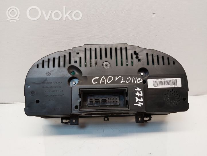 Volkswagen Touran I Speedometer (instrument cluster) 2K0920844C