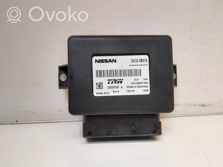 Nissan Qashqai Modulo di controllo del freno a mano 360324BA1A