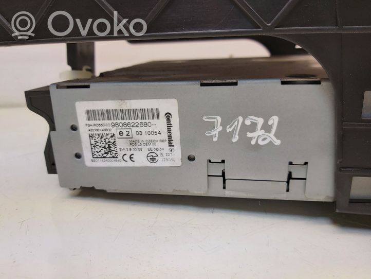 Peugeot 508 Radio/CD/DVD/GPS-pääyksikkö 9808622680