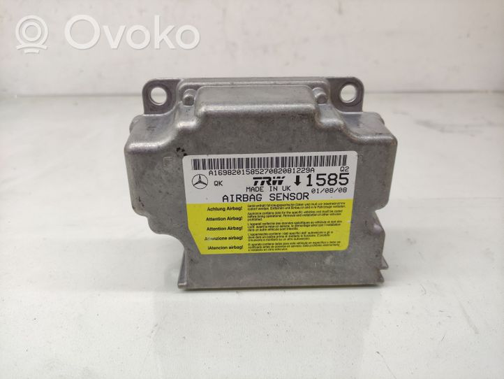 Mercedes-Benz B W245 Module de contrôle airbag A1698201585